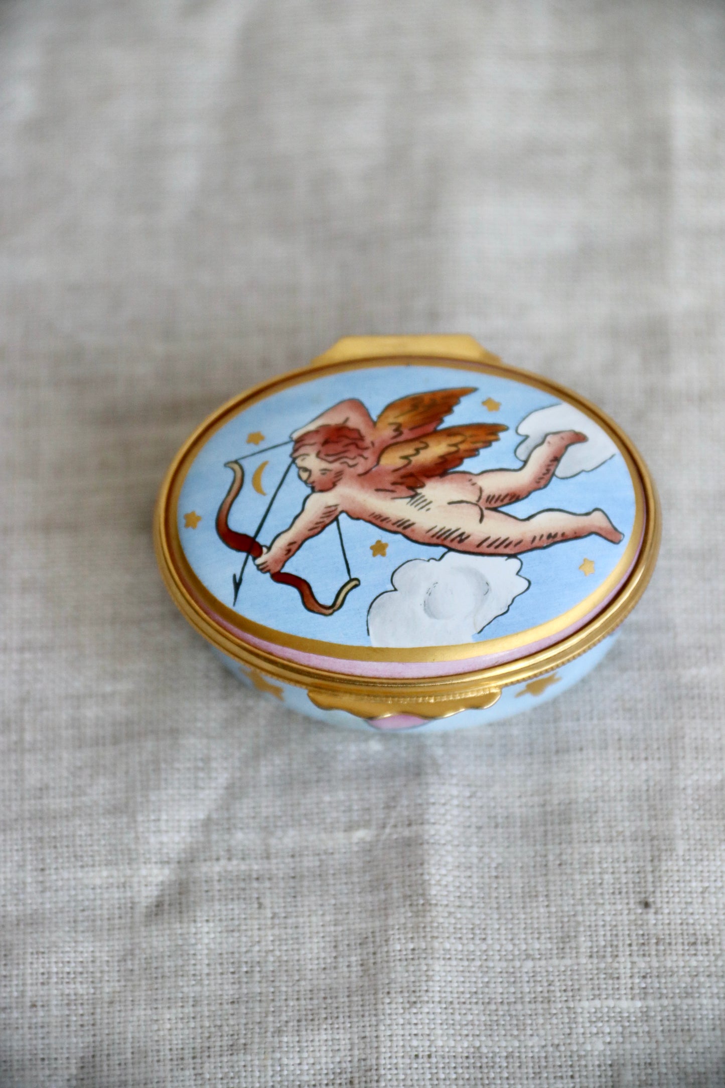 Halcyon Days and Tiffany and Co Cupid Heart Box