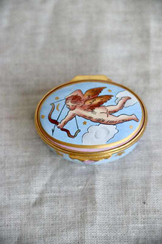 Halcyon Days and Tiffany and Co Cupid Heart Box