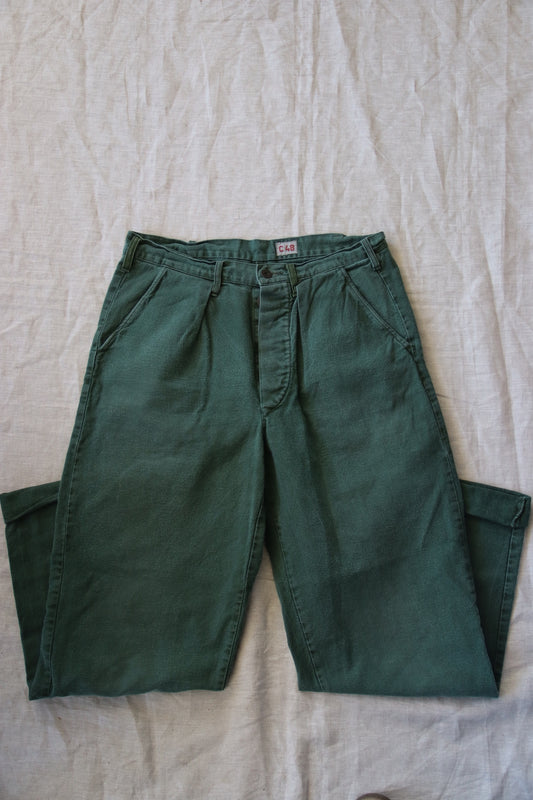 Vintage Green Pants
