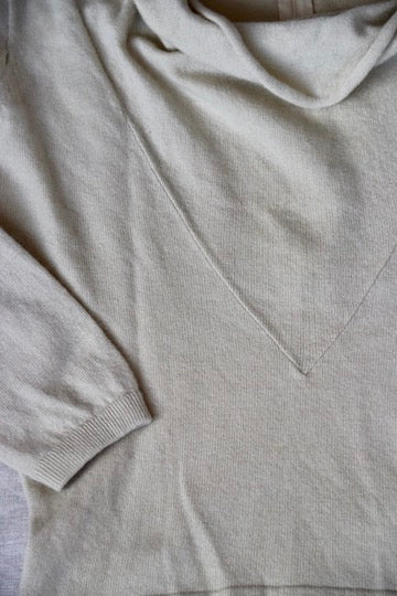 Pringle for Filene's Cowl Neck Cream Sweater