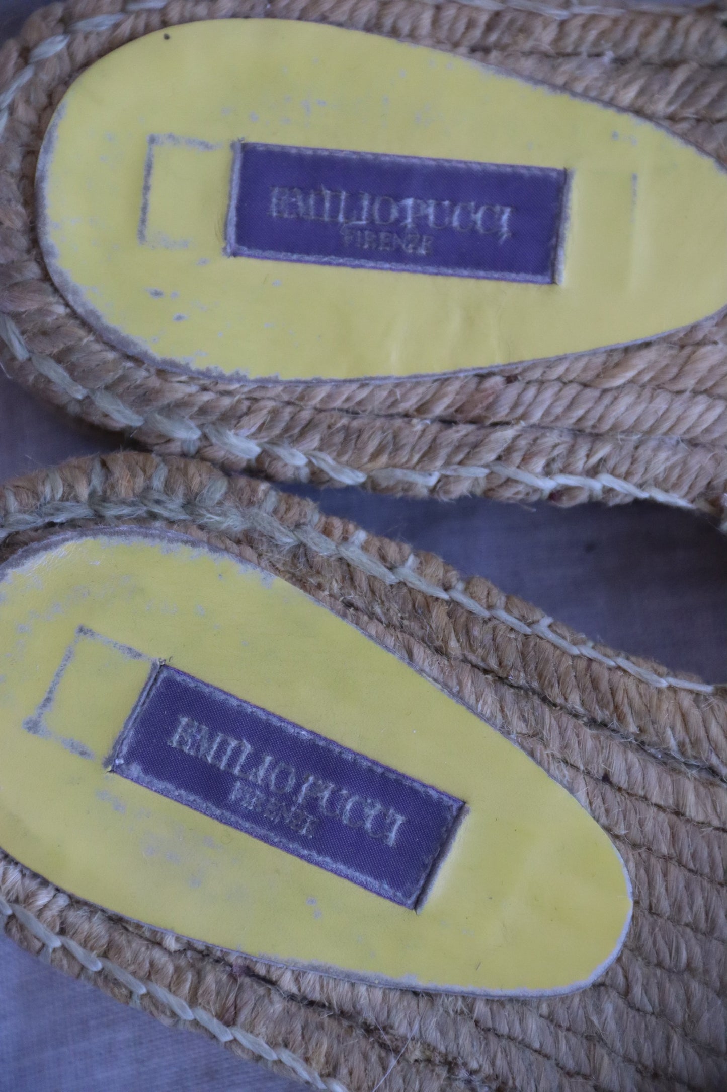 Emilio Pucci Yellow Flats - 41