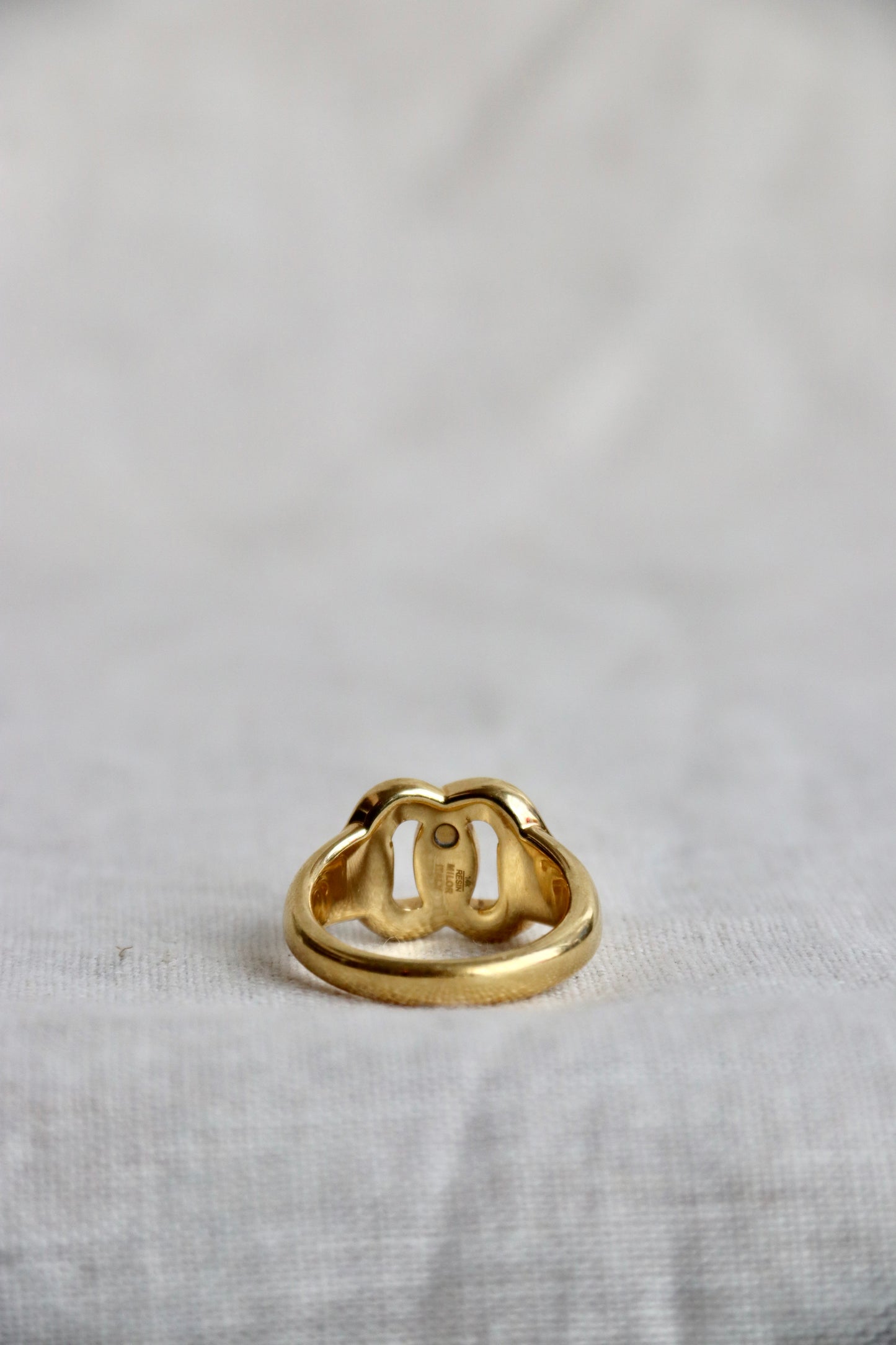 Milor Italy Gold Love Knot Ring - 14k