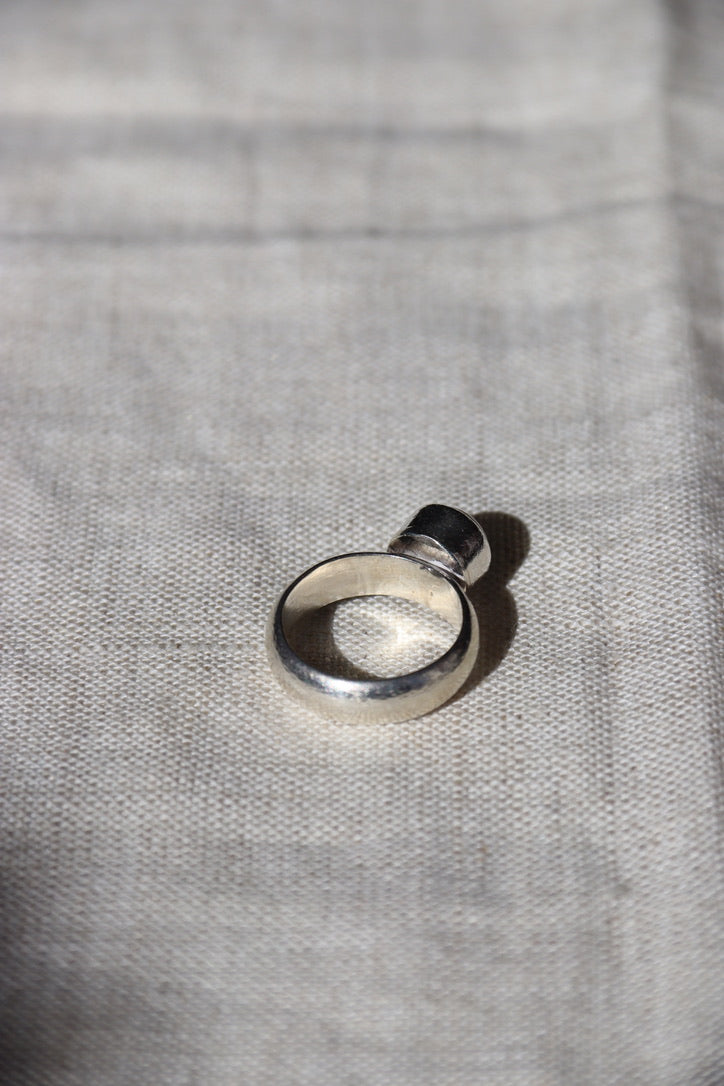 Sterling Silver and Pearl Ring