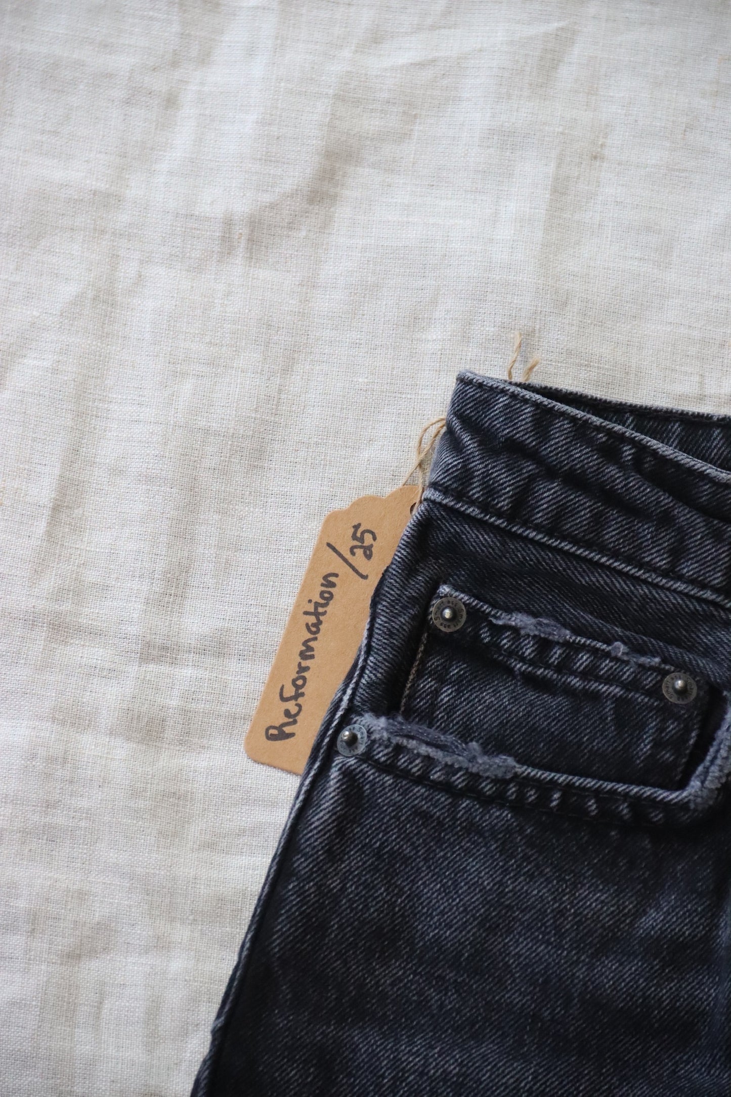 Reformation Black Jeans