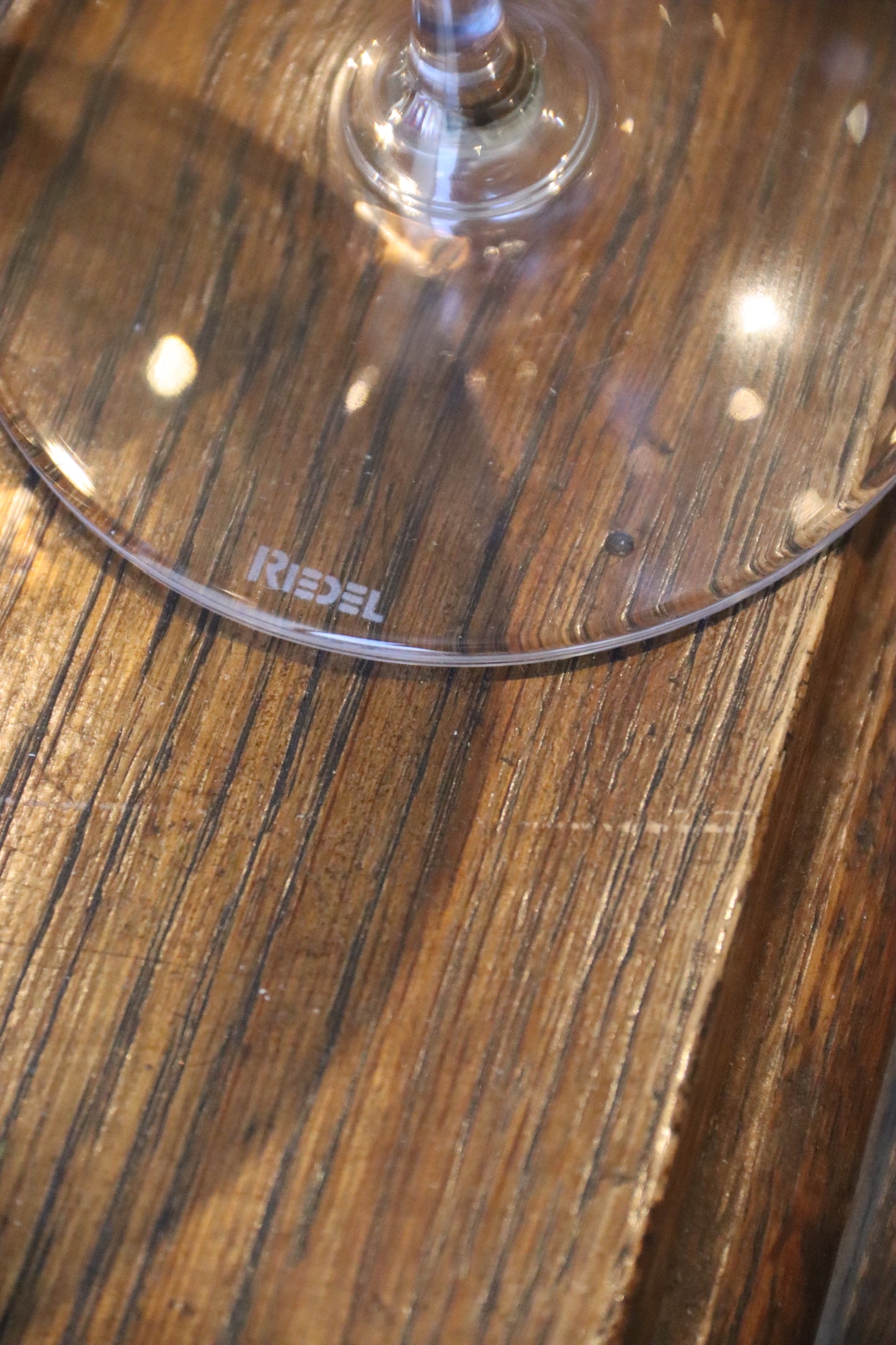 Set of 9 Riedel Crystal Wine Glasses