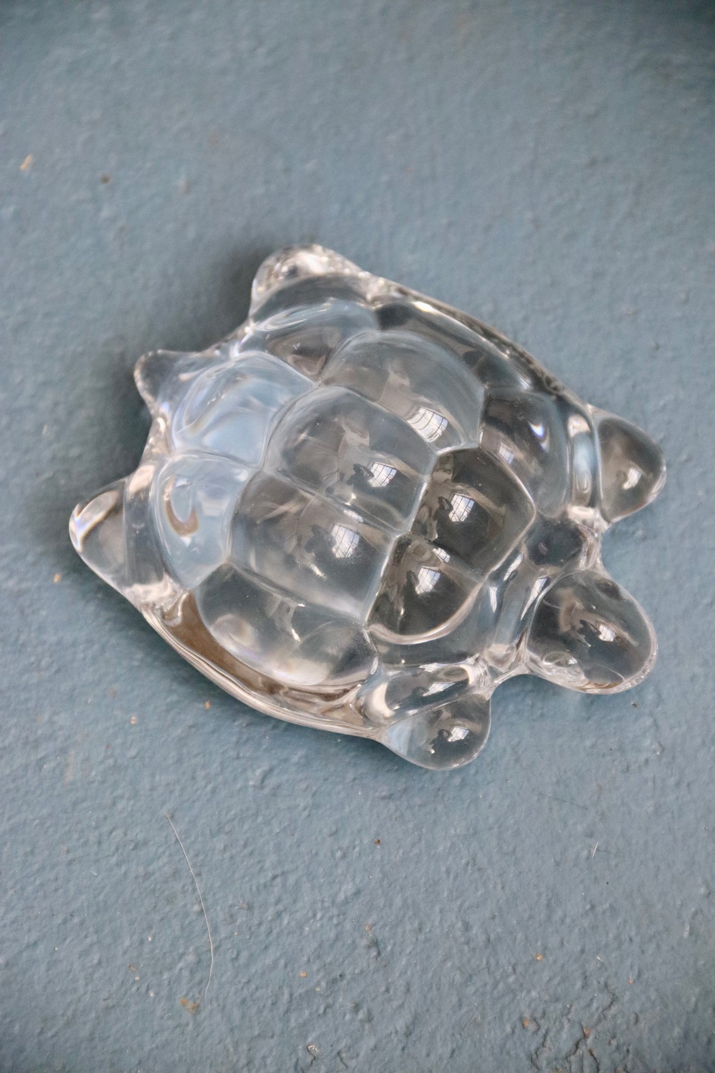 Daum Crystal Turtle Paperweight