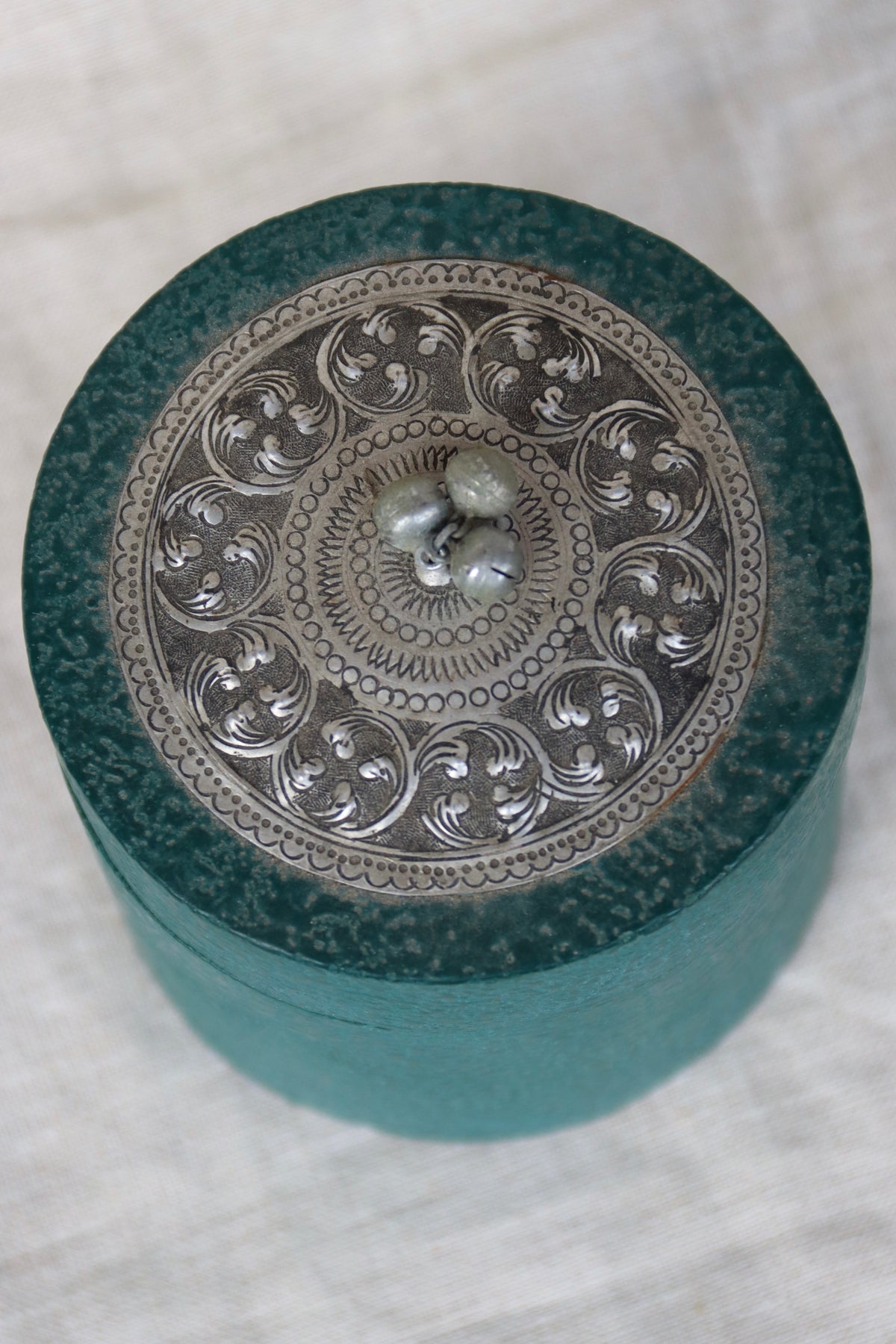 Vintage Mango Wood Trinket Box