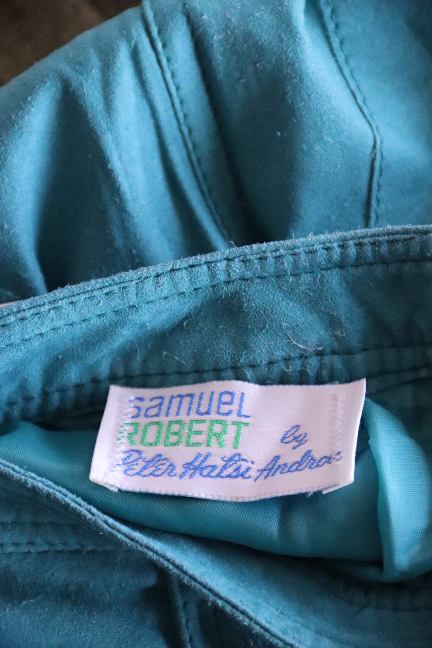 Samuel Robert by Peter Hatsi Androu Turquoise Pants