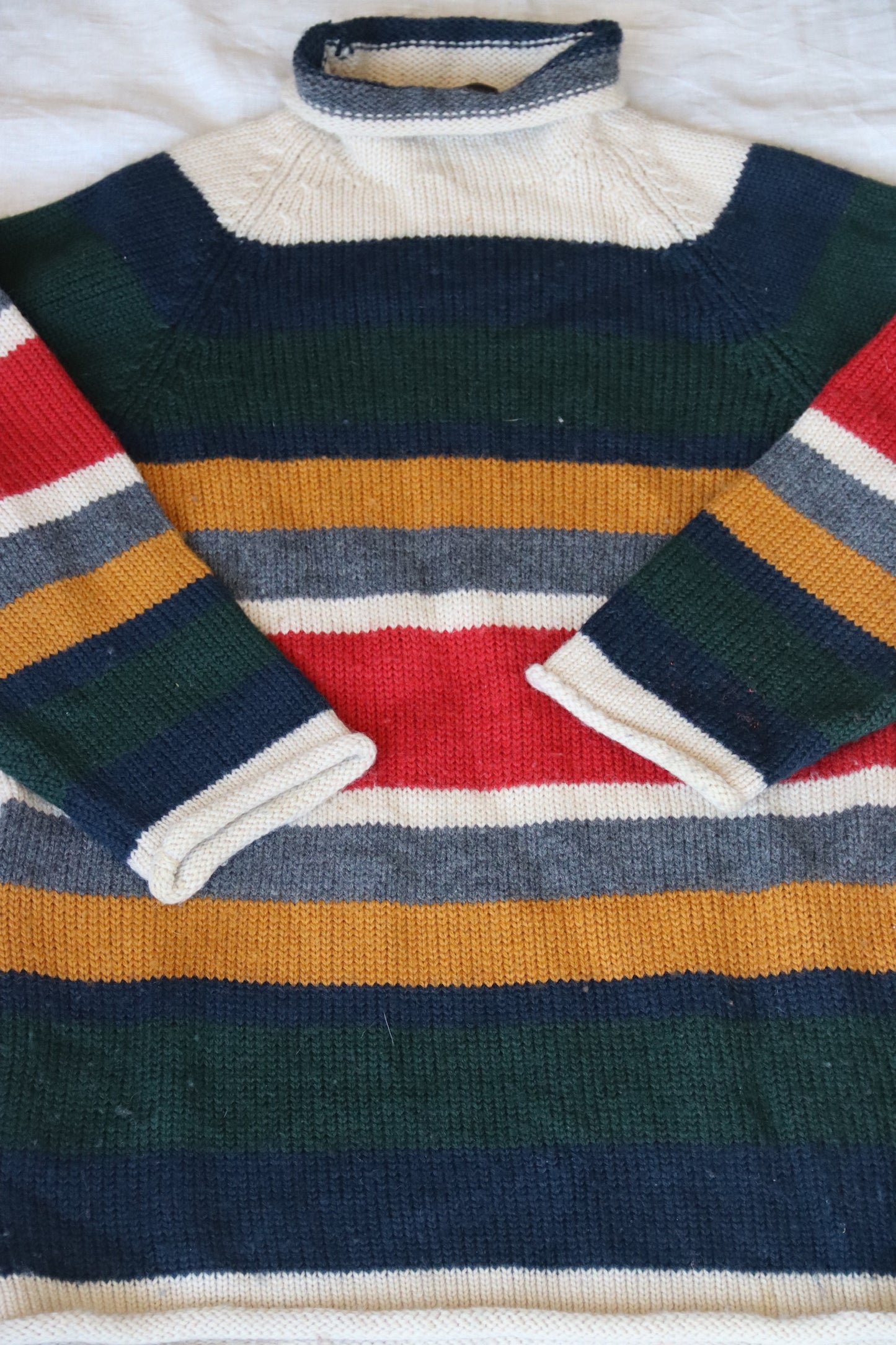 Vintage The J. Peterman Co. Striped Sweater