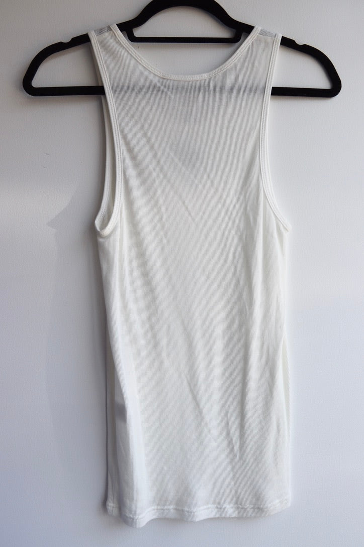 Marc Jacobs White Tank Top with Black Elephant - NWT