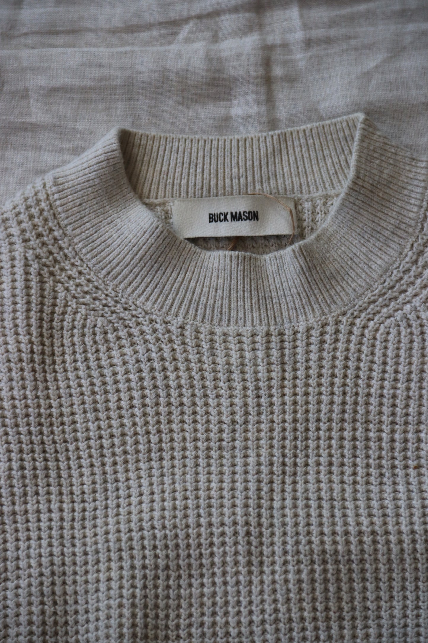 Buck Mason White Sweater