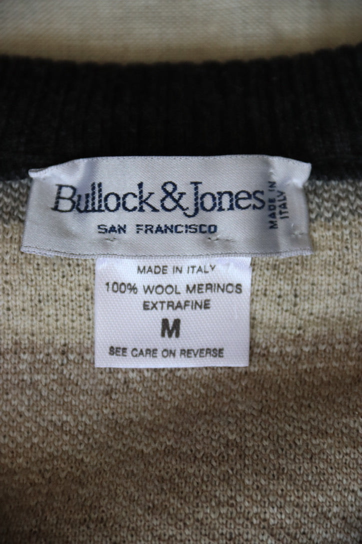 Bullock & Jones Merino Wool V-Neck Sweater