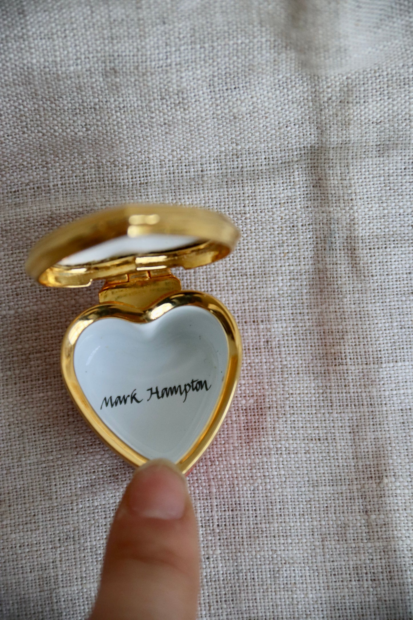 Halcyon Days By Mark Hampton Heart Shaped Box
