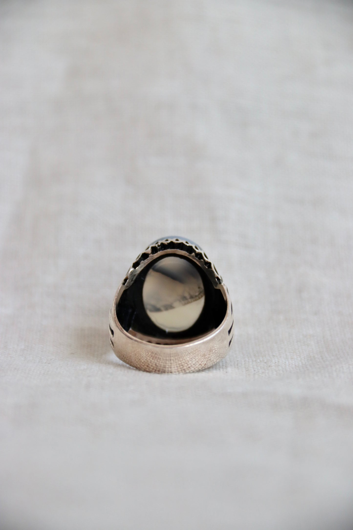 Sterling Silver Moss Agate Ring