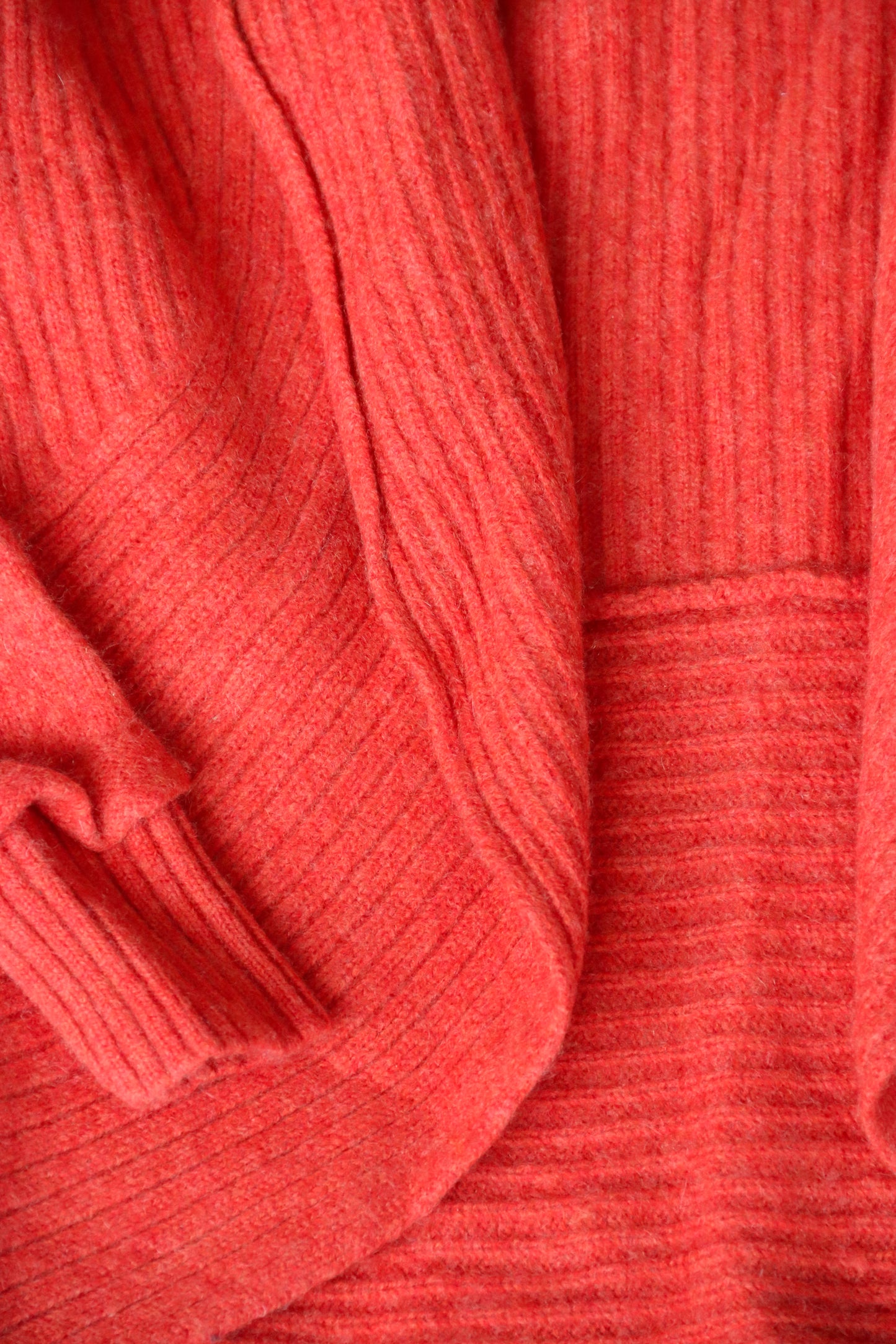 Neiman Marcus Orange Cashmere Sweater