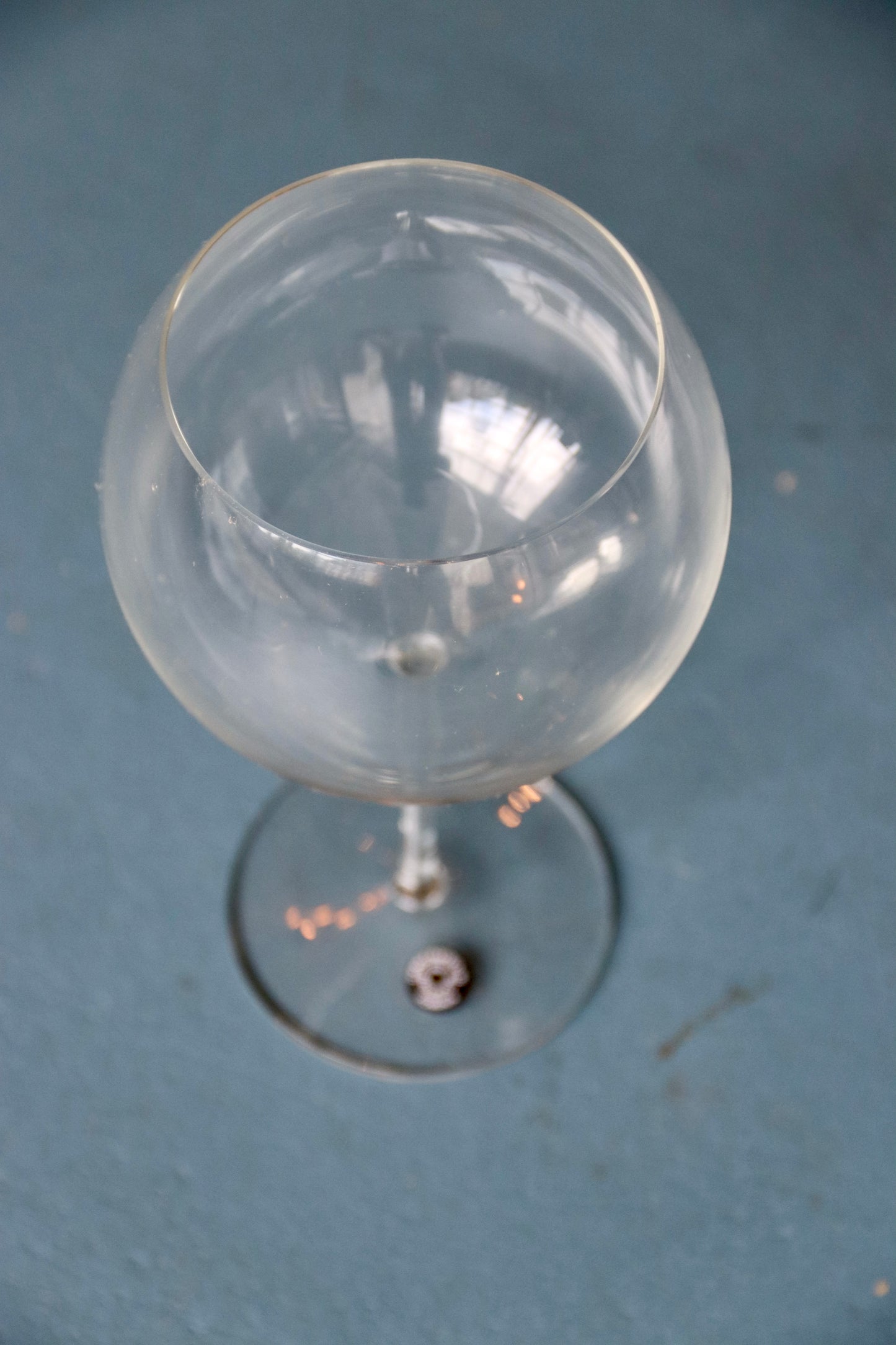 Set of 7 Romanian Crystal Goblets