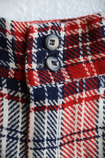 Vintage 1970s Garland Plaid Wool Pants