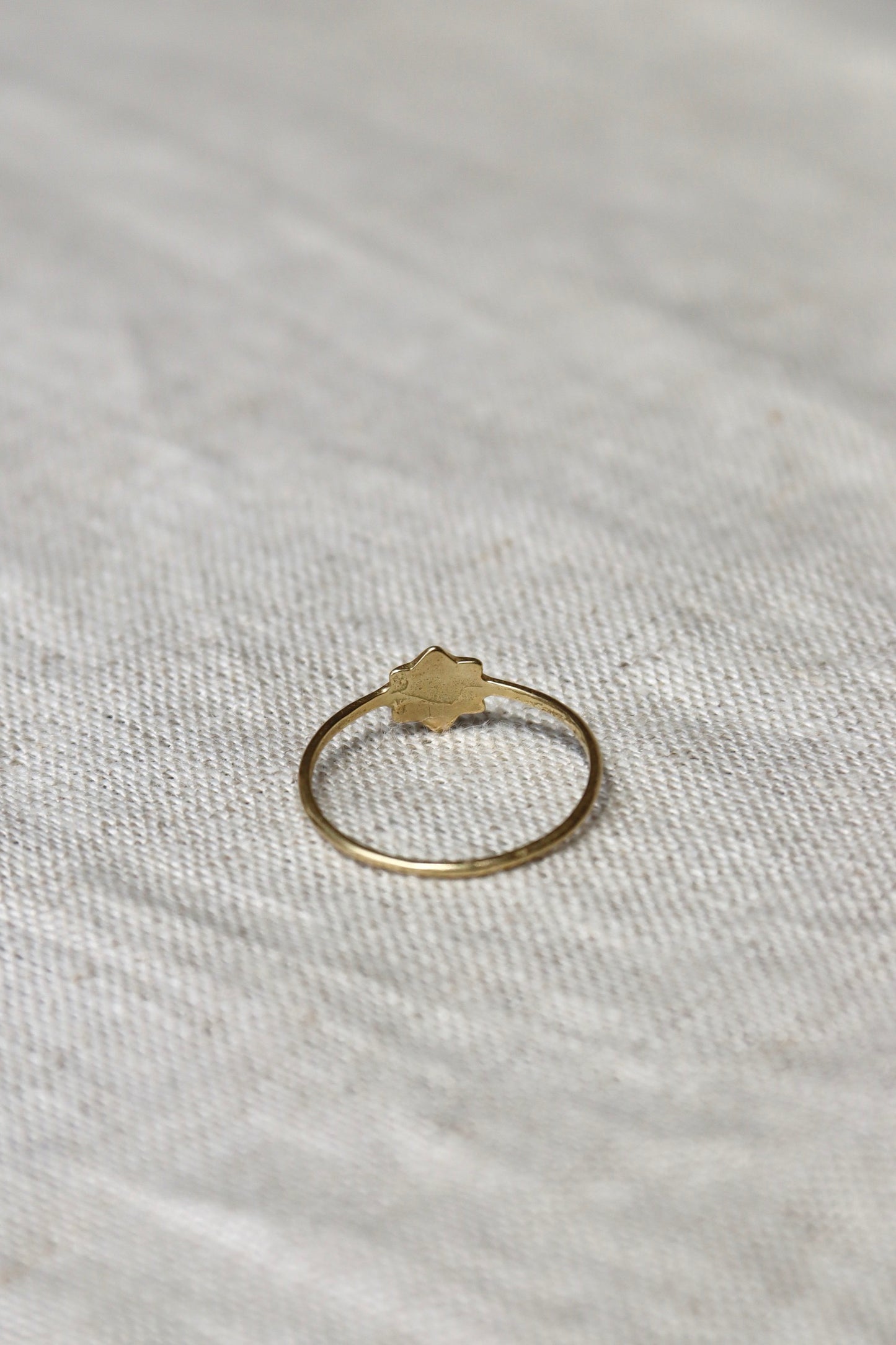 Marisa Mason Solar Ring - gold and turquoise