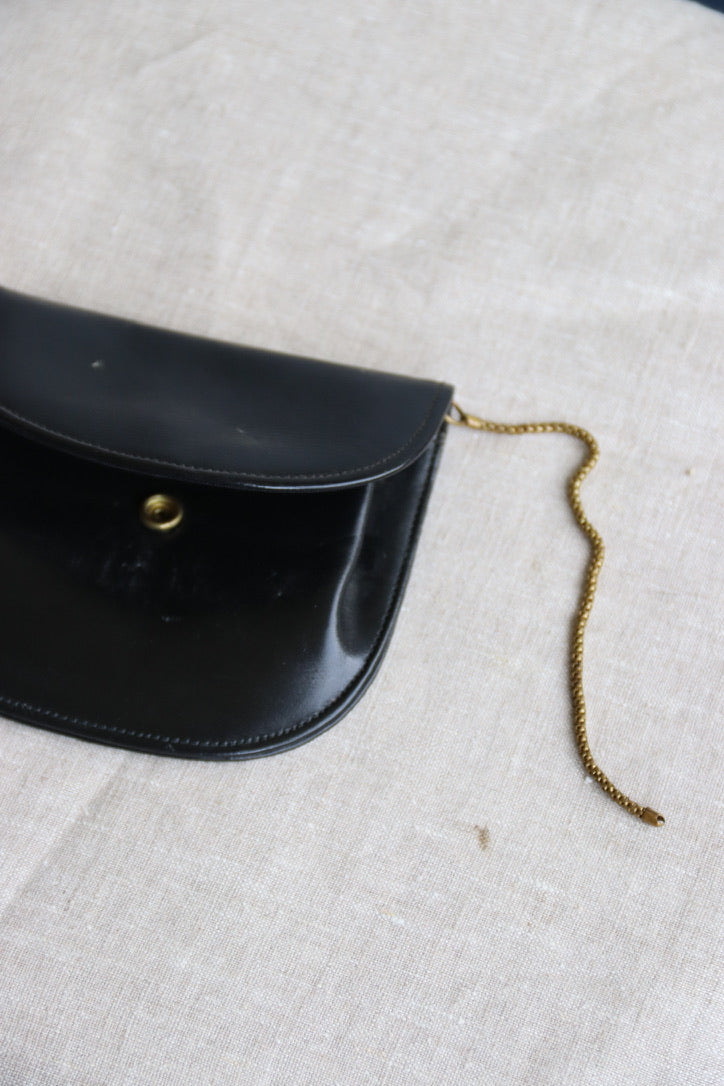 Black Leather Coin Purse