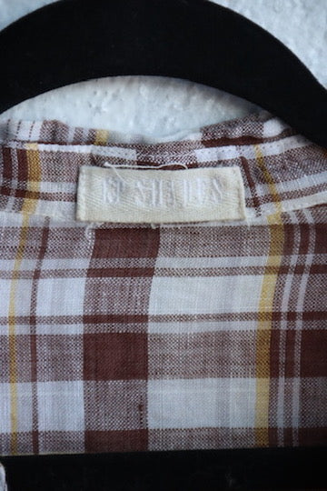 C. P. Shades Plaid Top