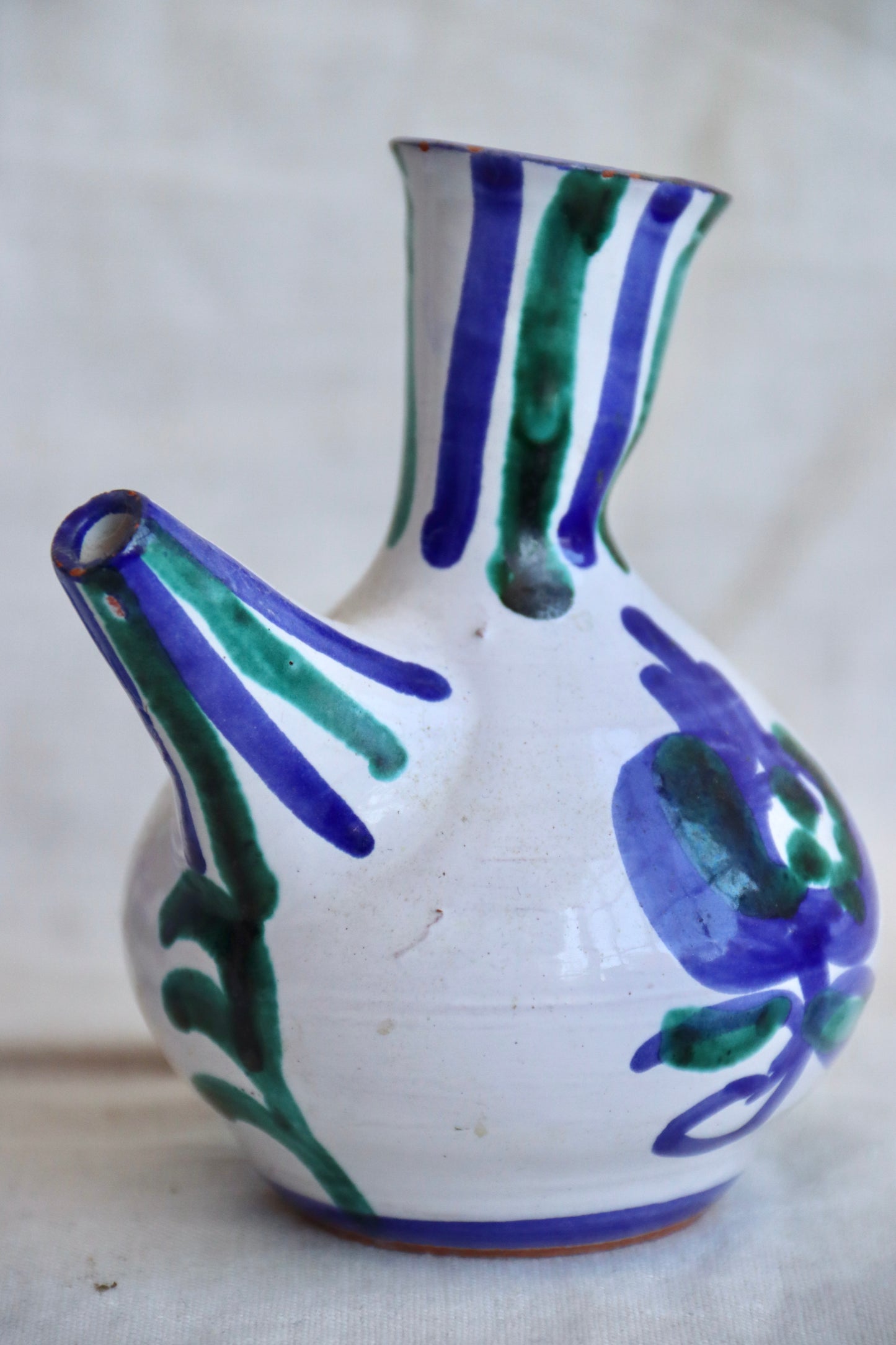 Set of 2 Vintage Spanish Ceramic Vessels