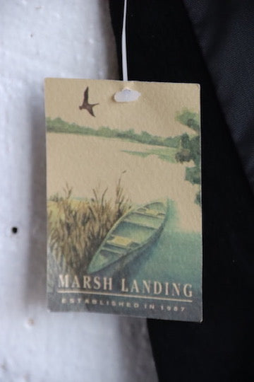 Marsh Landing Black Suede Vest