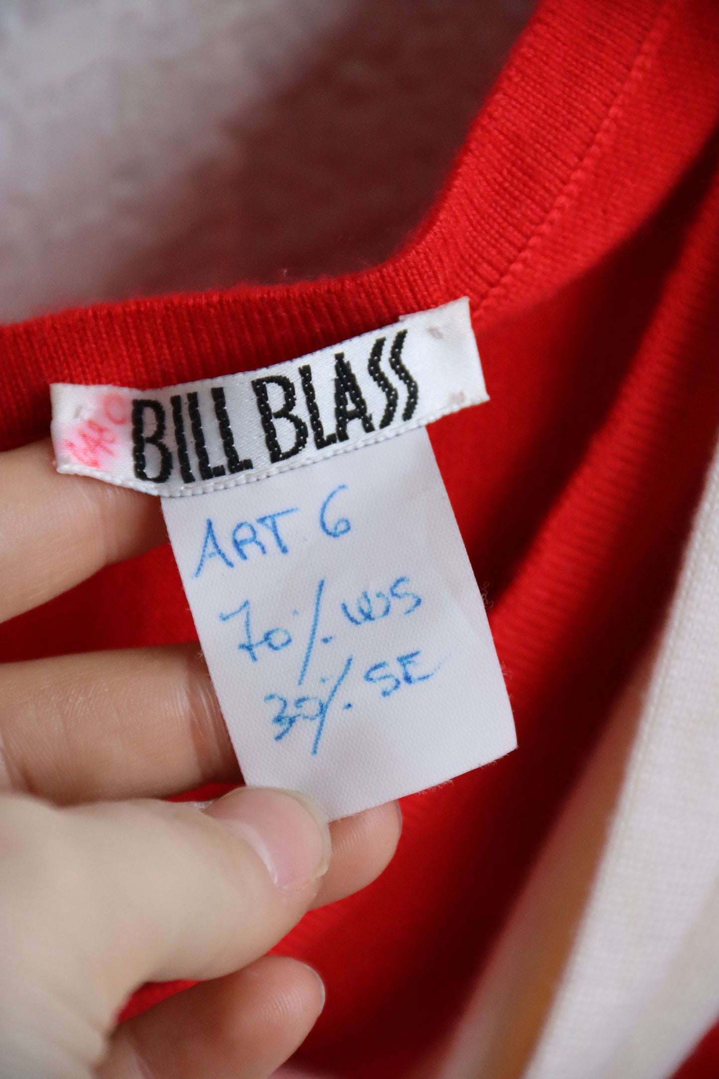 Bill Blass Sweater Red Sweater