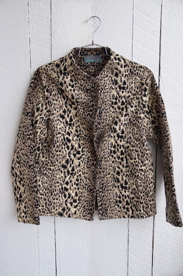 Elena Y Designs Leopard Print Jacket