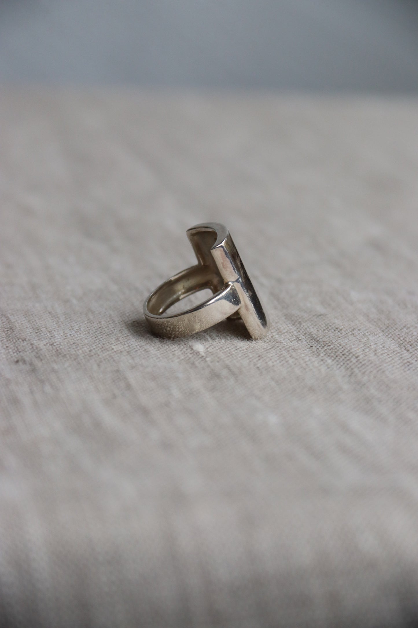 Sterling Silver Square Face Ring
