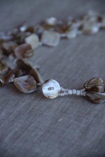 Mother of Pearl Multi Strand Beaded Necklace