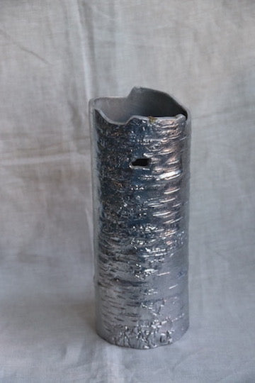Michael Aram "Bark & Branch Collection" Silver Birch Metal Table Vase