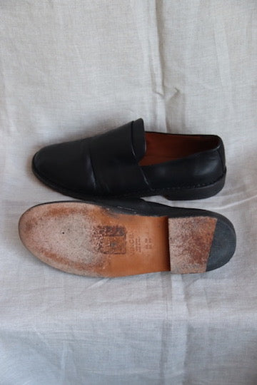 Vince Black Leather Loafers - 10