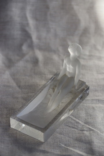 Desna Handmade Lady in Bath Glass Soap Dish