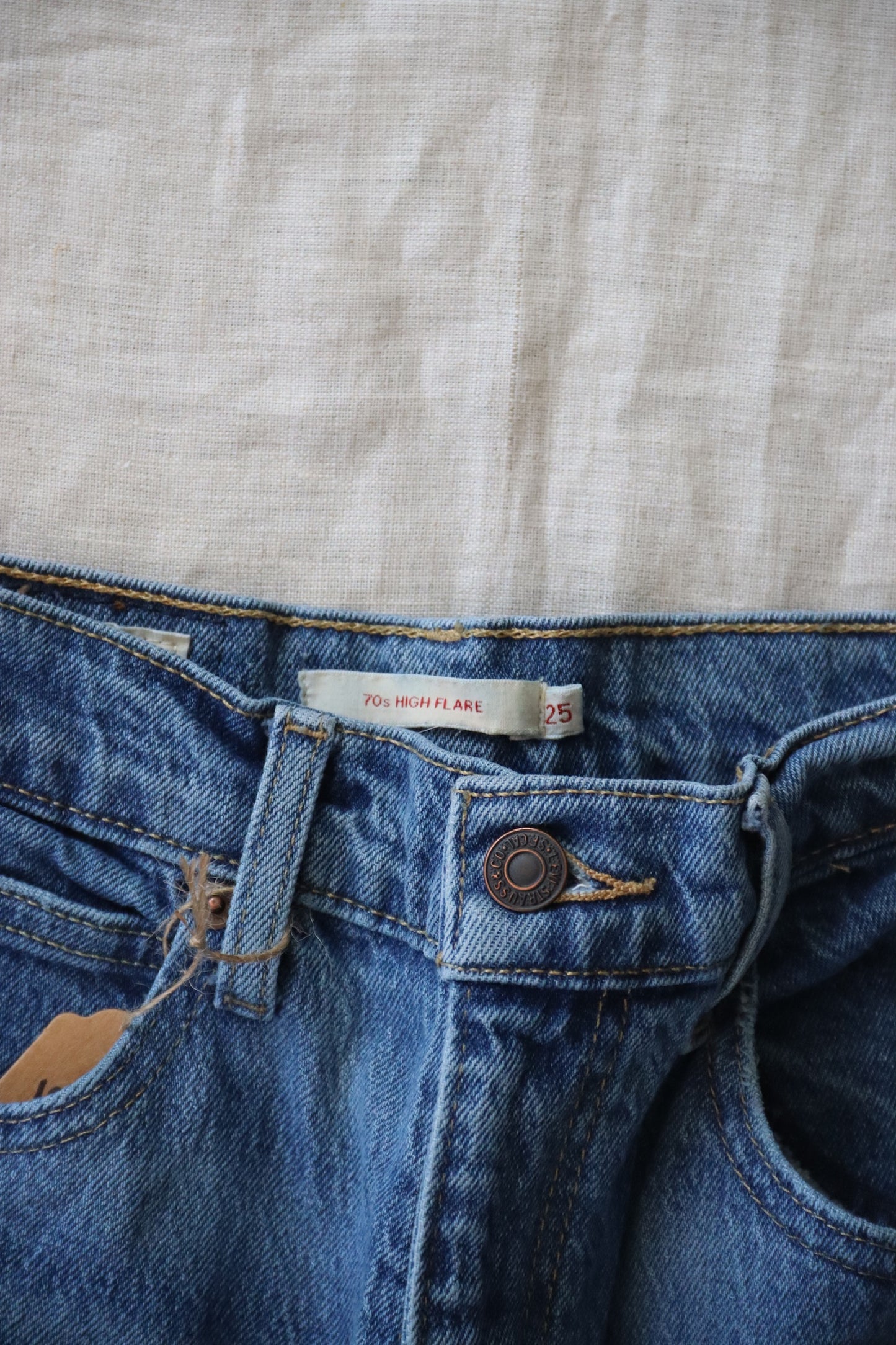 Levis High Waisted Flare Jeans