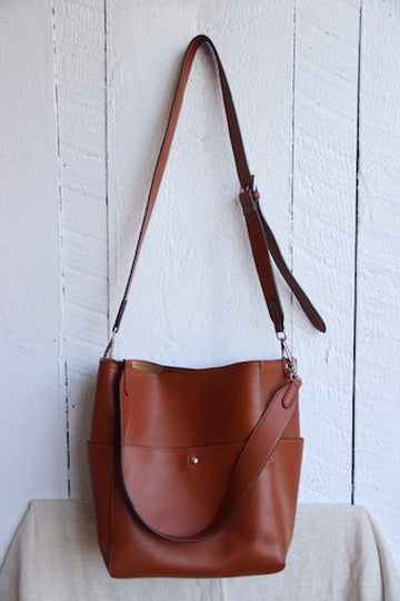 Ruoxin Choo Brown Bag with Pouch