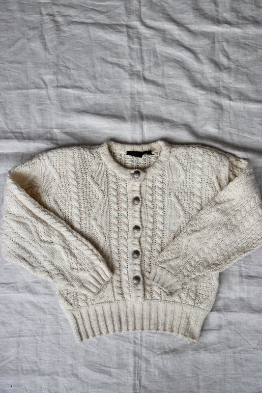 Vintage Liz Sport White Sweater