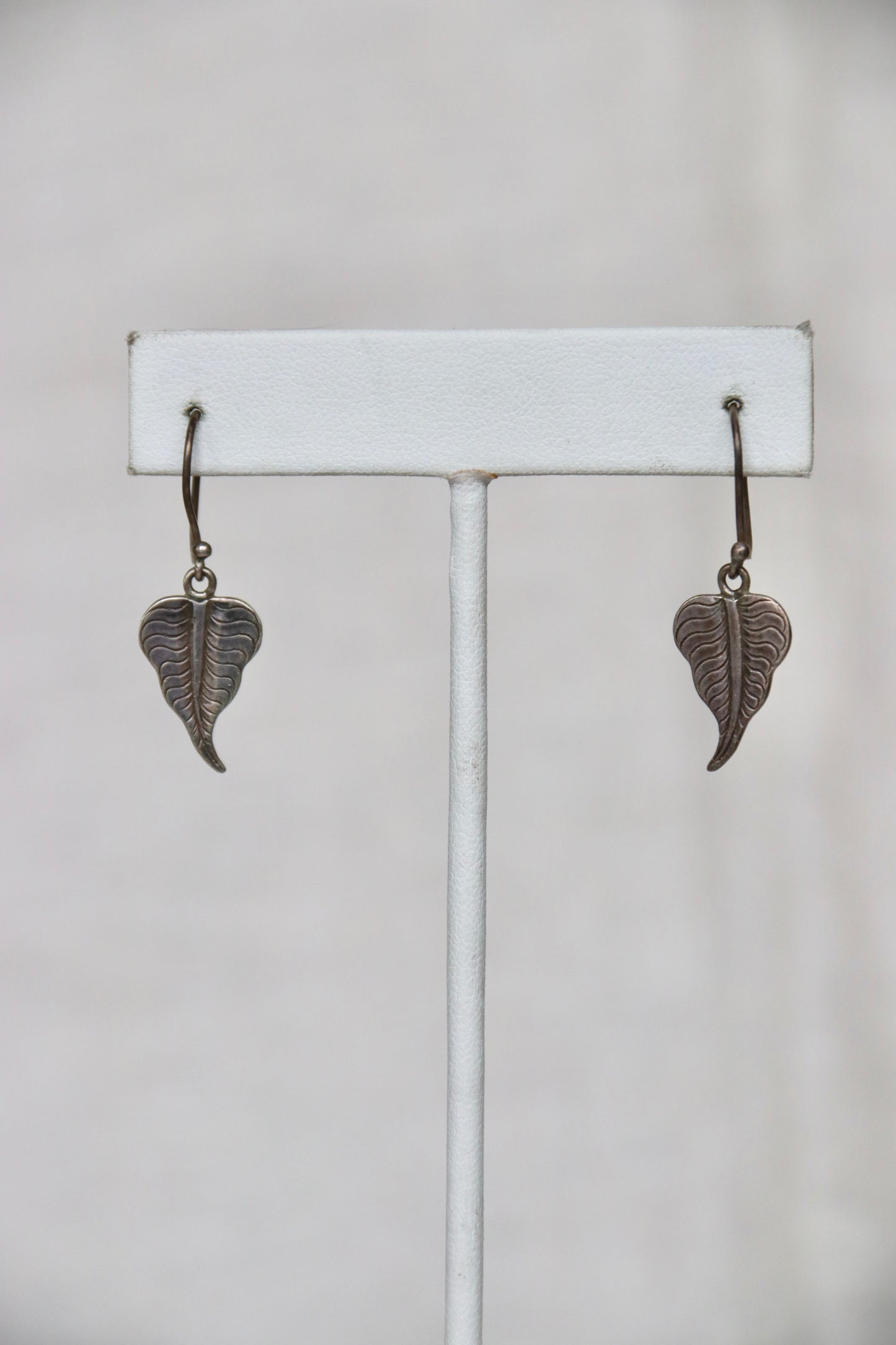 Sterling Silver Leaf Earrings