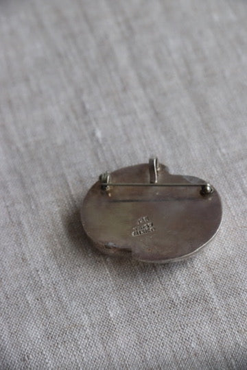 Sterling Silver Yin Yang Pin