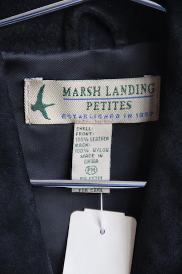 Marsh Landing Black Suede Vest