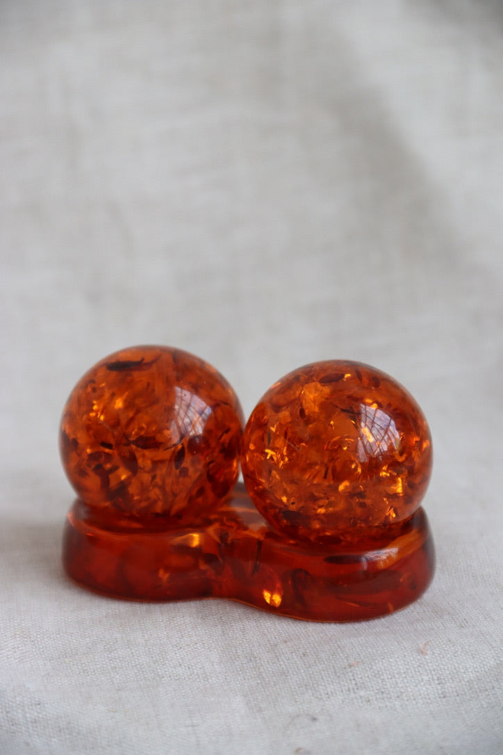 Amber Resin Sculpture