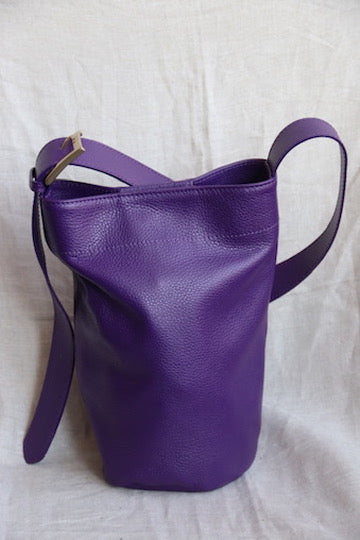 Le Nom Purple Bucket Bag