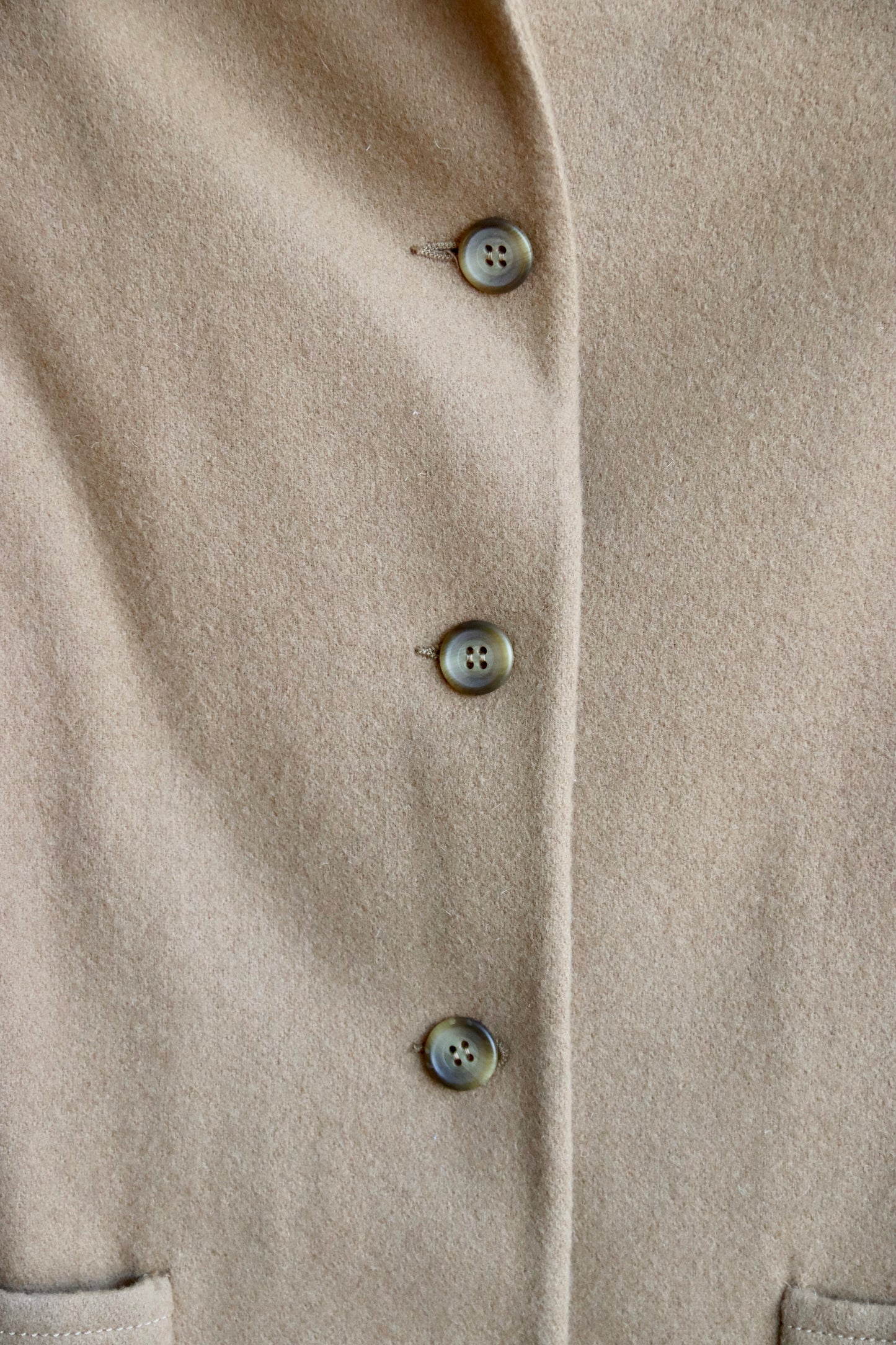 Vintage Dalton Tan Wool Coat