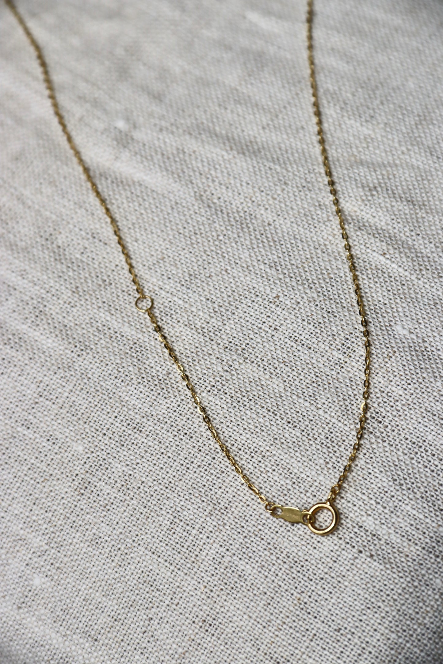 10K Yellow Gold "Nana" Heart Necklace