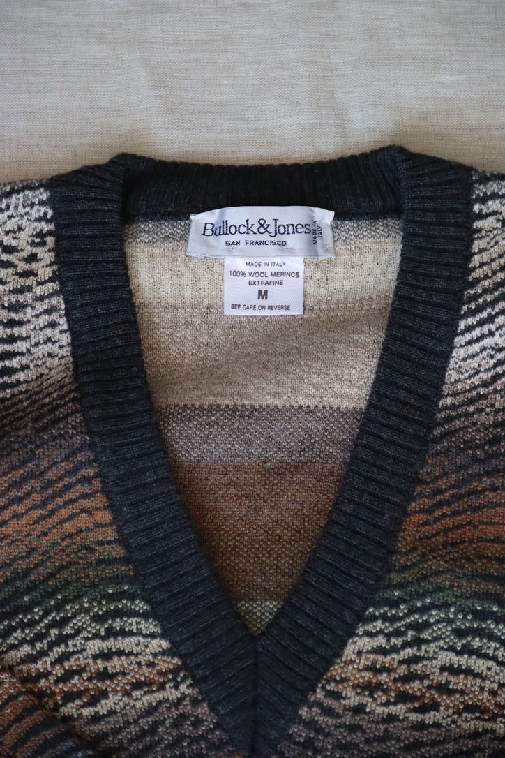 Bullock & Jones Merino Wool V-Neck Sweater