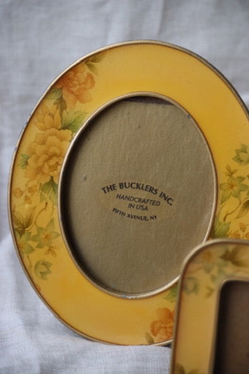 Set of 3 Vintage Enamel Frames