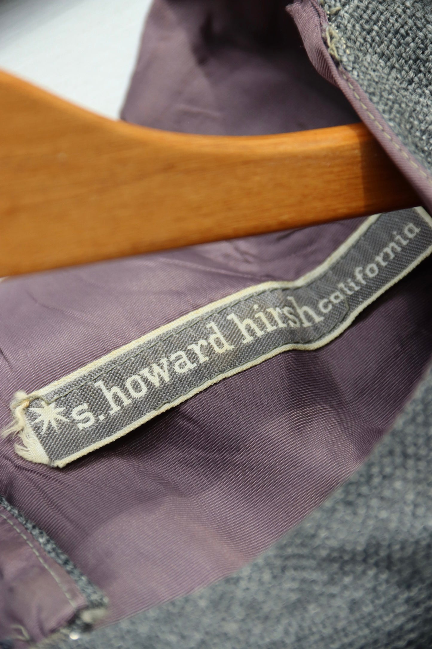 Vintage 1960s S.Howard Hirsh Grey Dress