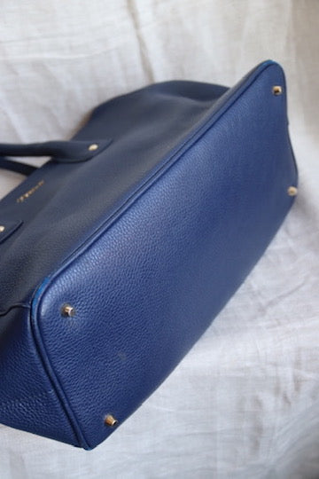 Furla Blue Leather Bag