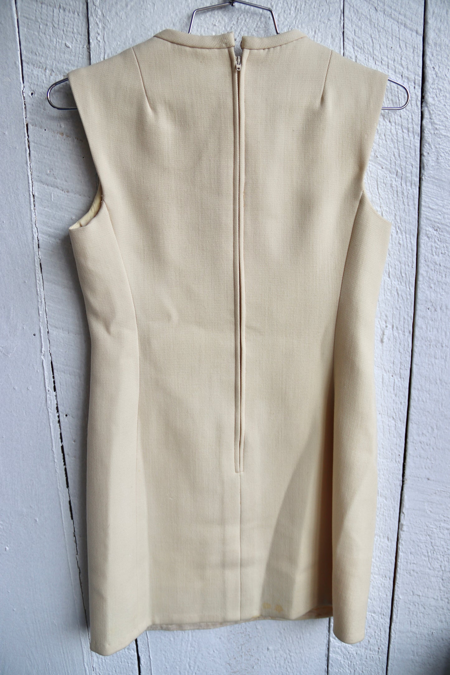 Vintage White Sleeveless Dress