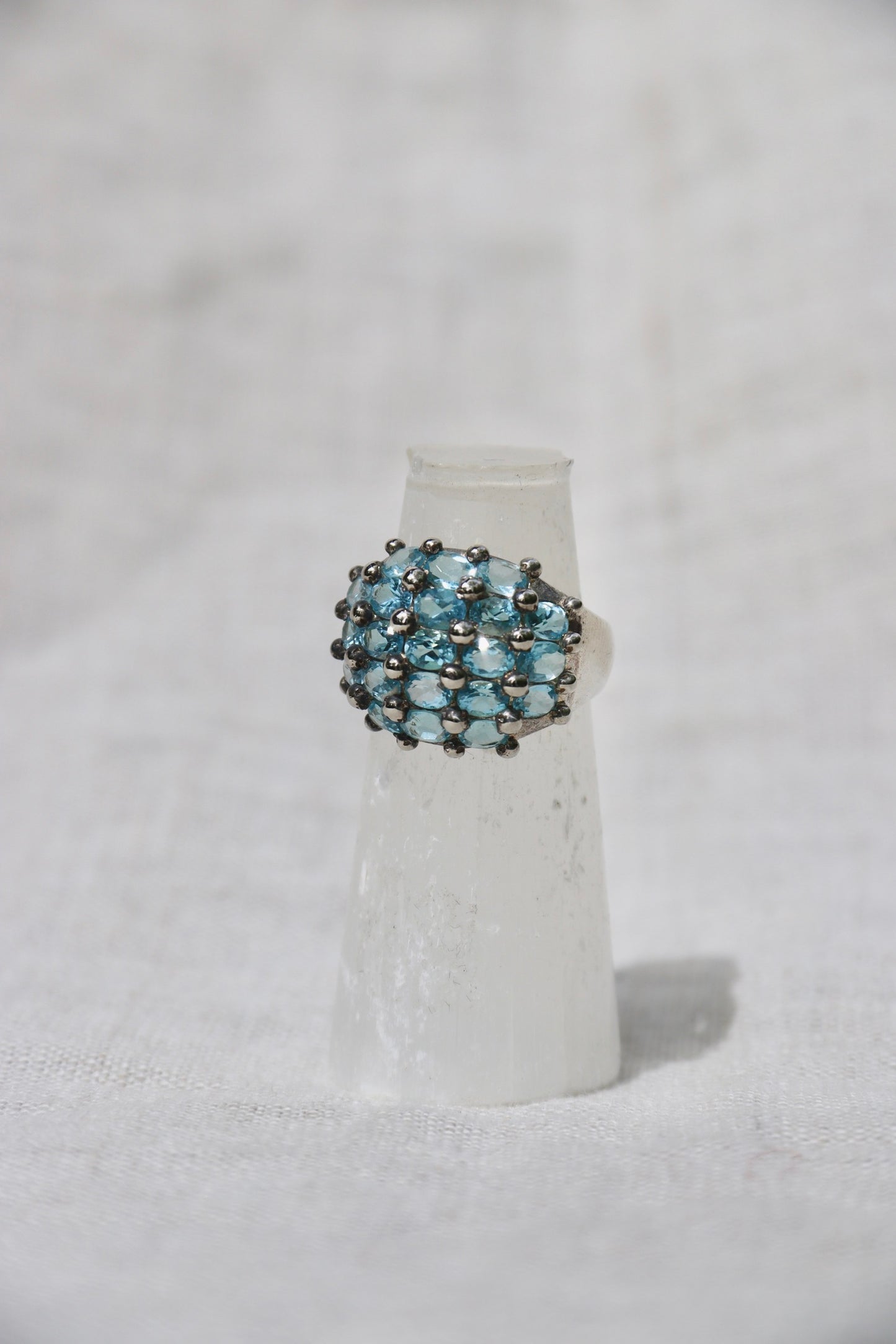 Sterling Silver Blue Topaz Ring