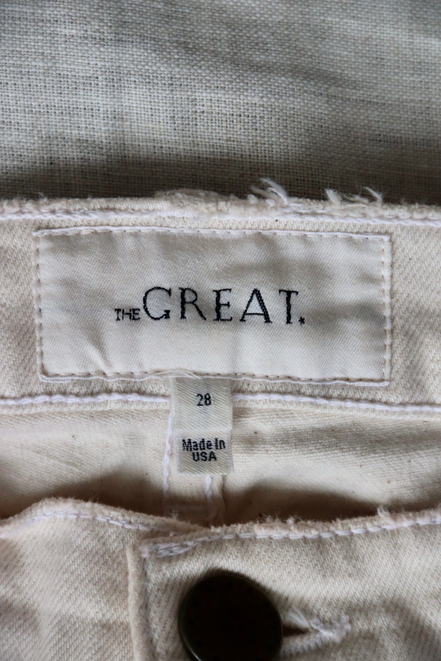 The Great Eros White Jeans - as is